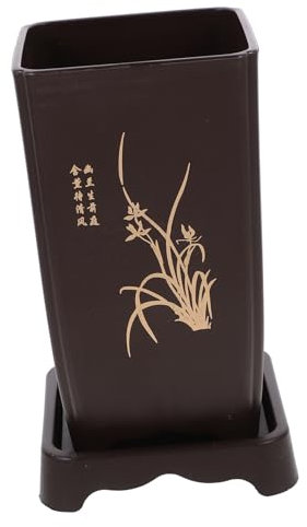BCOATH Pot pour Orchidées en Résine Respirante, Jardinière Solide pour Orchidées et Semis, pour Salon ou Comptoir, Maintien des Plantes et Fleurs