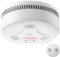 X-Sense Détecteur de Fumée avec Batterie Scellée 10 Ans, Pad Adhésif Magnétique, Détecteur d'Incendie avec Support Magnétique, Conforme à la Norme EN14604, SD11, Lot de 1