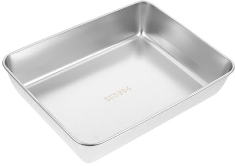 BESPORTBLE Teglia Forno in Acciaio Resistente e Versatile per Pane Torte e Toast Vassoio da Cucina Multiuso per Uso Domestico