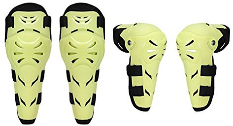 Dexinx Professionelle Motorrad Radfahren Knieschützer Anti-fallen Street Racing Ellenbogenschutz Pads für Motorrad Mountainbike-4 stücke Grün