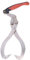 BHDK Log Tongs, 43cm / 16.9in Heavy Duty Logging Skidding Tongs, Portable Professional Log Lifting Tongs with Non-Slip Handle for Lumber and Log Lifting/Handling/Dragging/Carrying Tool