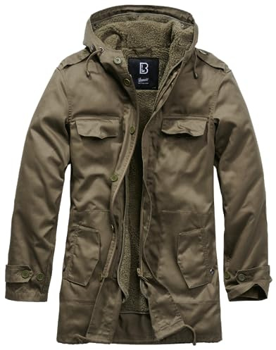 Brandit BW Parka Forest Uomo Parka verde oliva L 80% poliestere, 20% cotone