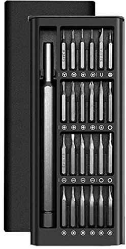 BARAC Präzisions-Schraubendreher-Set, 24-in-1, kleine Torx-Bits, flach, für PC, iPhone, Uhr und Brille, magnetisches Werkzeug