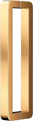 HACSYP Kommerzieller Türgriff, moderner Edelstahl-Einstiegs-Hochleistungs-Glasschiebetürgriff, Scheunentorgriff, zweiseitig montiert, for Scheunenvilla, Geschäft (Color : Gold, Size : 122.5Cm/48.2In)