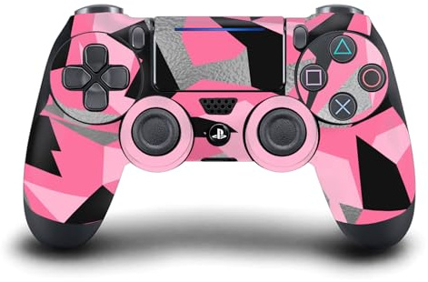 Head Case Designs Pink Camo Camouflage Vinyl Sticker Gaming Skin Decal Cover Compatible With Sony PlayStation 4 PS4 DualShock 4 Controller