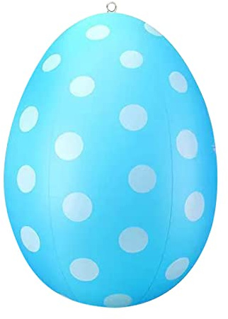 YLLQXI Aufblasbare Ostereier, Ostereier XXL, Osterdeko Ostereier Zum Aufhängen Draußen Ostereier Deko Aufblasbare Osterdekorationen, Bunte Eier, aufblasbare Osterei-Dekorationen für (Blue, One Size)