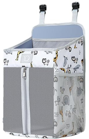 Wickeltisch-Organizer, Windelhalter zum Aufhängen, Windel-Organizer für Babybettchen, Organizer für Babyzimmer, Organizer für Babyzimmer, Windel-Organizer zum Aufhängen für die Notwendigkeiten