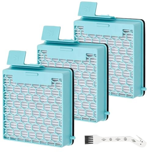 CX1 Filter Accessories for Miele Boost CX1 Vacuum Cleaner Active, PowerLine, Allergy, Parquet PowerLine Replacement HEPA Filter for SF-HY 60 / SF-HA 60 Replacement Parts Replacement Filter (Pack of 3)