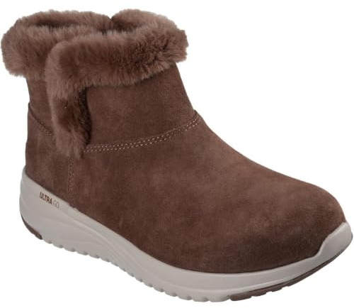 Skechers Dam ON-The-GO Stellar Cozy Step Ankle Boot, Choklad, 5 UK, Choklad, 38 EU