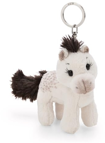 Llavero Caballo Mony K. Pony de 10 cm, Blanco, Fiel compañero para Mochila o Bolso, Llavero para pequeños y Mayores, 62231