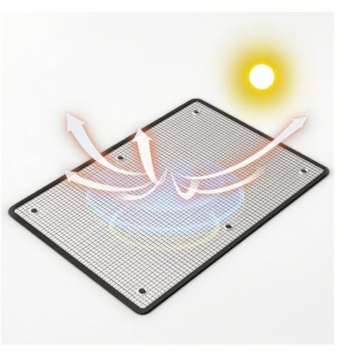 Pellicola Per Finestre In Alluminio,8mmPellicola Isolamento Termico Protezione,Solare,Copertura Oscurante,Controllo Del Calore,Riflettente,Anti UV,Con Ventose,lucernari,Solarium(100x200cm)