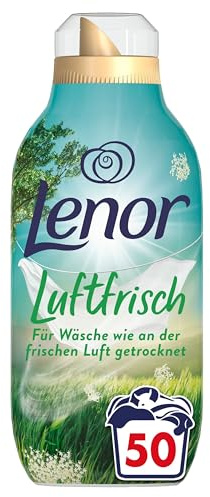 Lenor Luftfrisch Landwiese, Weichspüler, 50 Wäschen | Für Wäsche wie an der frischen Luft getrocknet, mit lang anhaltendem Duft und Weichheit.