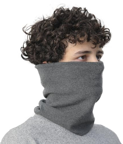 NovForth Baumwolle Schal Herren, Schlauchschal für kalte Tage, elastischer Halsschlauch und Halswärmer für Outdoor-Sport, perfekt für Skifahren, Wandern, Radfahren Unisex
