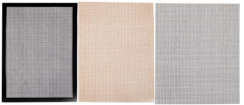 VICASKY 3 pièces Tapis de Grill BBQ Fibre de Verre Antiadhésif Réutilisable Tapis de Cuisson Découpable pour Barbecue et Plaques Accessoires Barbecue Intérieur et Extérieur