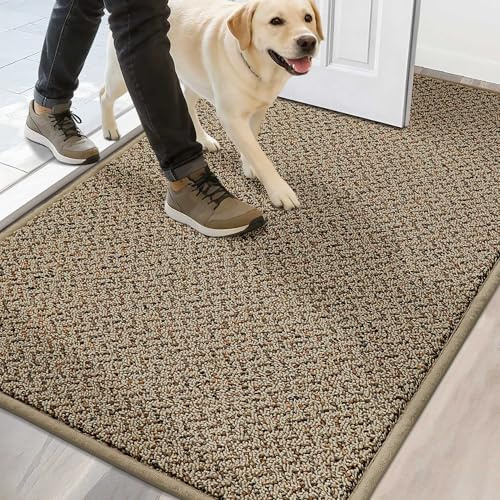 COSY HOMEER Schmutzfangmatte Innen 80 x 120 cm, Taupe