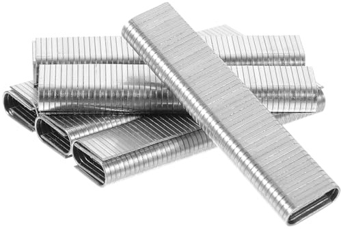 FOYTOKI Agrafes Pneumatiques en U 1000 Pièces pour Travail du Bois Petites Agrafes Brad Compatibles Agrafeuse Électrique pour Fixation et Tapisserie Professionnelle