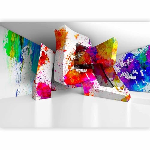 murando - Carta da Parati Adesiva Muro per Soggiorno, 3D, 147x105 cm