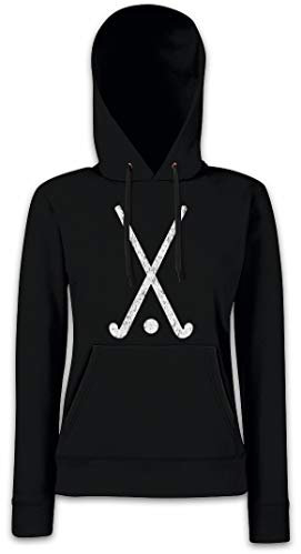 Urban Backwoods Field Hockey Tools Damen Kapuzenpullover Hoodie Schwarz Größe XL