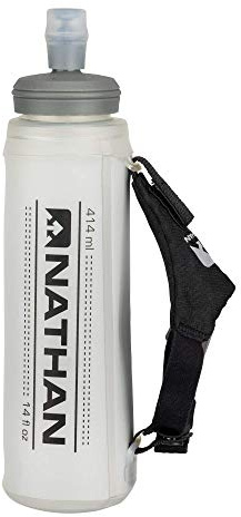 nathan ExoDraw/ExoShot 2.0 Isolierflasche für Marathons, Wandern, Ultralaufen und Outdoor-Aktivitäten