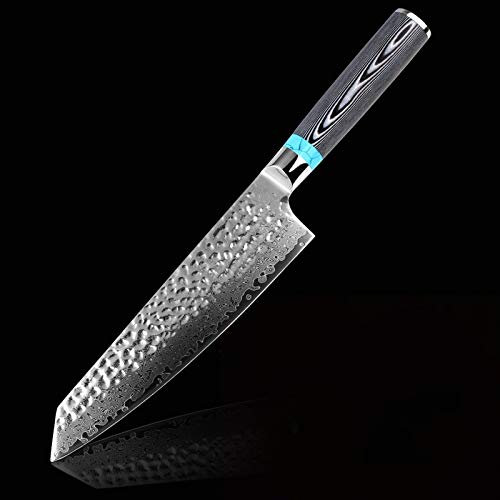 Damasco Coltello da 8 pollici VG10. Blade Damasco Coltello in acciaio 67 strati Giapponese Chef Santoku Clipartini Coltello da cucina Coltello da cucina