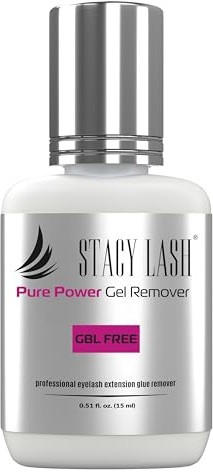 STACY LASH Eyelash Extension Remover (0.51 fl.oz / 15 ml) / Odorless Lash Remover for Lash Extensions / 60 Sec Dissolution Lash Glue Remover/Professional Lash Tech Supplies