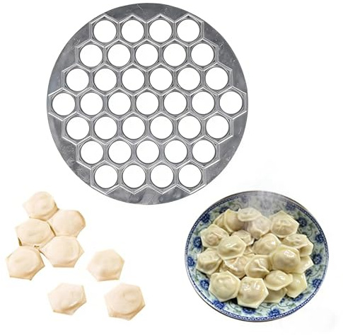 Russische Teigtaschen aus Edelstahl, Pelmeni aus Metall mit Ravioli-Nudeln, langlebig und einfach zu bedienen, spülmaschinenfest