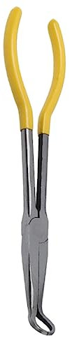 BESTonZON 1Stk abgewinkelte Zange flache Nase Nasenschneider Nasenzange Nasengriffzange werkzeug manuelle Verdrahtungszange verlängerte Zange Crimpklemme Zange reparieren Handbuch Zündkerze