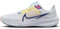 Nike Women W Air Zoom Pegasus 40 Running Shoe, White Deep Royal Blue Photon Dust, 7 UK