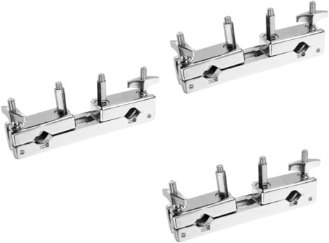 Vaguelly 3stücke Cymbal Fixing Clamp Für Schlagzeug Einstellbare Trommelklemme Universelle Halterung Für Becken Leicht Und Tragbar Für Proben Und Auftritte Robuste Konstruktion Für