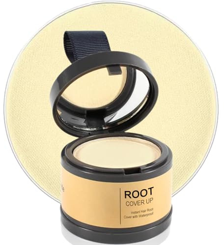 Hairline Powder - Root Touch Up and Hair Color Shadow - Instantly Cover Gray Hair - Enhance Thin Hair - Light Blonde 4g