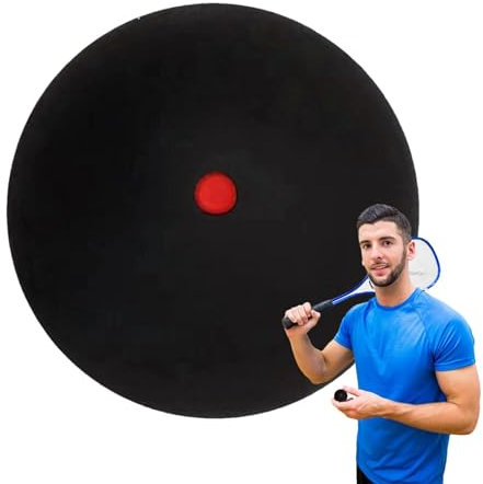 Squashball – 2 Stücke Professionelle Racquetballbälle Aus Gummi Mit Einem Gelben Punkt | Tragbare Squashausrüstung, Squashbälle Mit Einem Punkt, Racquetbälle Für Einfache Kontrolle, Stabiler Sprung Fü