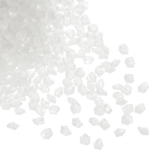 YOKIVE 3000 Pcs Glow in The Dark Rocks, Glowing Stones Luminous Decorative Pebbles, Great for Garden, Yard, Pool, Fish Tank, Walkways (White, 3-5-mm)