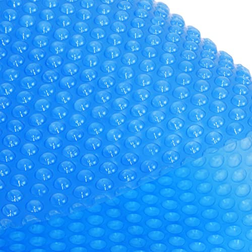 GarveeLife Solar Pool Cover 20x40FT, 14mil Rectangle Solar Blanket for Inground Pool and Above-Ground Swimming Pool, Blue