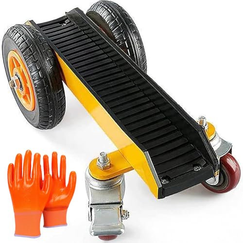 Carretilla para Paneles de Alta Resistencia, Carrito Industrial para Transferencia de Piedra, transportador de Paneles con 2 Ruedas de neumáticos sólidos, Capacidad de Carga de 660 Libras