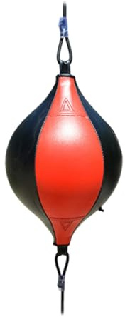 Generisch Double End Punching Bag, Double End Speed Bag, Professional Punching Ball, Boxing Speed Bag, Adjustable Tension Cords, Reaction Speed Trainer, Home Gym Punching Bag Durable Boxing Equipment