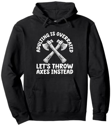 Lumberjack Haches - Lanceurs Lance De Hache Sweat à Capuche
