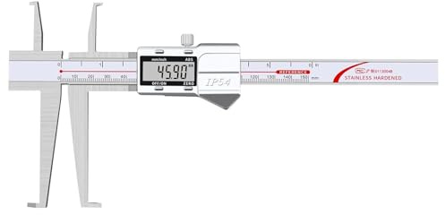 Digitale Innen Nuten Messschieber 9-150 mm – Doppelklauen-Messschieber zur präzisen Messung von Bohrungsdurchmessern – 0,01 mm Auflösung, Edelstahl, Metrisch/Britisch
