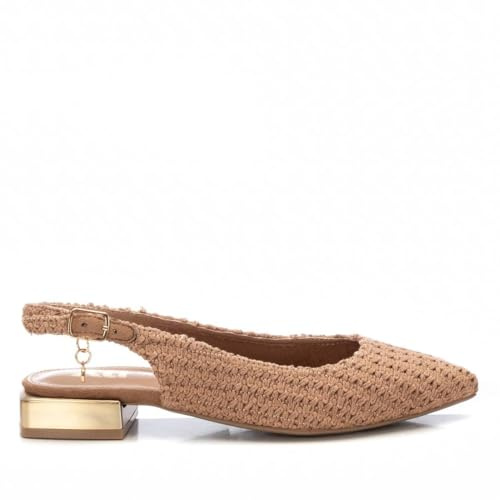 XTI - Bailarinas Mujer Taupe - Calzado Cómodo y Versátil - Moda Casual - Modelo 14406603 (Talla 38)