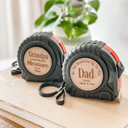 Mètre ruban personnalisé, fête des pères, cadeau, personnalisé pour papa, mari, grand-père (1 pièce, 3 m)