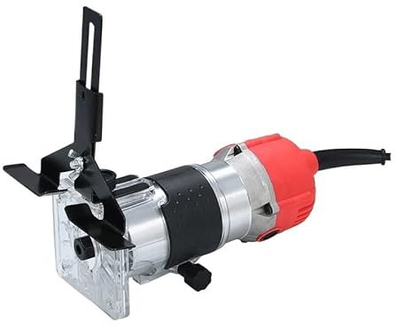 Fresadora de Madera Rebajadora Eléctrica, Recortadora eléctrica de 800 W, enrutador de recorte, fresadora de madera, cortador de madera for recortar, ranurar, muescas, herramienta de carpintería