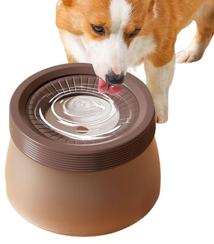 Wassernapf für Hunde, auslaufsicher, schwimmend, 1200 ml, Spritzschutz für kleine, mittelgroße und große Hunde, kostenlose Hydratation