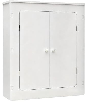 Cache-Radiateur En PVC Armoire, Chauffage Au Sol Cache Collecteur De Chauffage Meuble Avec Étagère De Rangement, Pour Salon Salle De Bain Entrée(100x90x15cm/39.3x35.4x5.9in)
