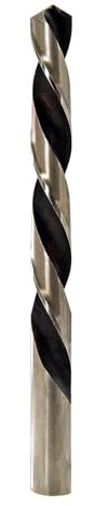 MAXTOOL 7/16 Jobber Length Twist Drill Bits Left Hand HSS M2 2-Flute Split Point for Removing Broken Bolts, Screws, Stubs JBF02H10L28