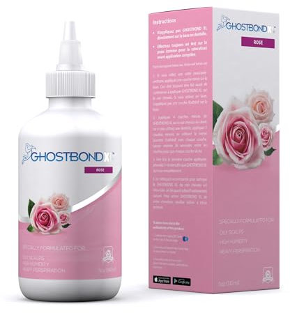 Professional Hair Labs Ghost Bond Hair Glue Wig Adhesive, No Chemicals, XL, 5 oz Rose