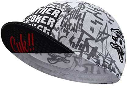 Bikingbros Man's Cycling Cap - Polyester Road Cycling Hat-Under Helmet - Cycling Helmet Liner Breathable&Sweat Uptake