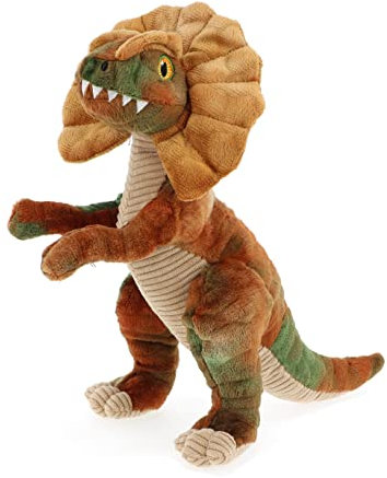 Keel Toys KEELECO – Plüschtier 100% recycelt – Ökologisches Spielzeug für Kinder – Plüschtier Dinosaurier Diloplosaurus 26 cm – SE2269