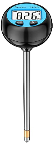 Aicevoos Boden Feuchtigkeitsmesser für Pflanzen, PH Wert Bodentester, 3 in 1 Feuchtigkeitsmessgerät Pflanzen mit PH/Temperatur/Feuchtigkeit für Außen- und Zimmerpflanzen (PH3)