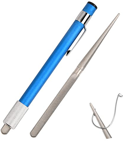 Affilacoltelli Portatile Diamantato, Pietra Diamantata per Affilatura Portatile Affila Coltelli Penna per Affilare Affilacoltelli Multifunzione per Campeggio All'aperto Cucina