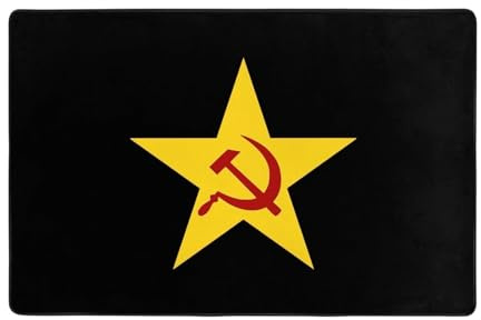 Fußmatte Hammer Und Sichel Der UDSSR Einstiegsteppich Langlebig Mats Einzigartige Schuhabtreter 40X60Cm Für Deko, Eingang, Außenbereich