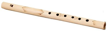 Vietnamesische Bambusflöte, 30 cm, handgefertigtes Instrument